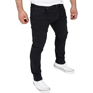 WOTEGA Alistar Jeans voor heren, slim fit, zwart (Black Meteorite 2r194008), 32W x 36L