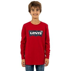 Levi's Kids Lvb L/S Batwing Tee shirt met lange mouwen voor jongens - rood - 14 ans
