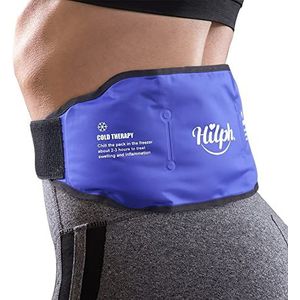 Ice Pack met riem voor lage rugpijnbestrijding, herbruikbare Gel Pack Hot & Cold Therapy Back Cold Pack voor verwondingen