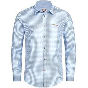 Stockerpoint traditioneel overhemd (model: OC-Martl) Lichtblauw M
