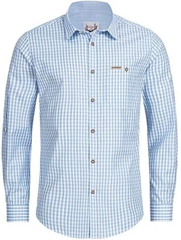 Stockerpoint traditioneel overhemd (model: OC-Martl) Lichtblauw M