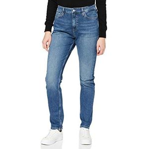 Calvin Klein Jeans Dames Casual Broek, Aa007 Mid Blauw, 32W x 32L
