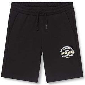 JACK&JONES JUNIOR JPSTMINDS Sweat Shorts IMP JNR, zwart, 116 cm