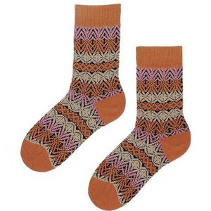 Hudson Dames sokken COSMIC NORDIC Fashion Burnt oranje 35-38, oranje (burnt orange), 35-38 EU
