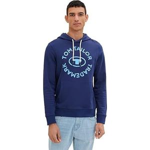 TOM TAILOR Uomini Sweatshirt 1035531, 10311 - Cosmos Blue, XXL