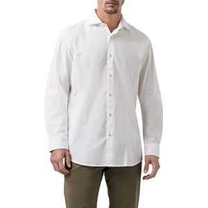Pierre Cardin Kervin overhemd voor heren, briljant wit, maat S, Briljant White, S
