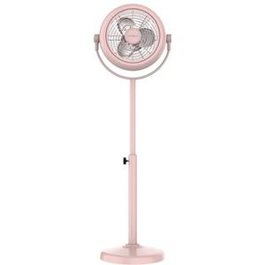 Cecotec Retro Staande ventilator EnergySilence 250 ClassicStyle Roze. 25W, Diameter 10"", 3 Aerodynamische Bladen, Verstelbare kanteling, 2 Snelheden, Elegant Roze Ontwerp