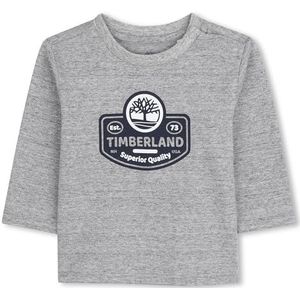 Timberland - T60588 - T-shirt - Grijs - 100% Katoen - Voor Baby Jongens