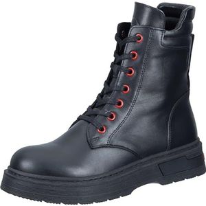 Manitu Dames 990682-01 halflange laarzen, zwart, 36 EU, zwart, 36 EU