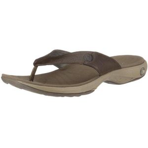 Merrell KELSO J33, herensandalen/teenslippers, Bruin Greentea, 42 EU