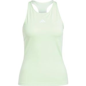 adidas Dames Techfit Racerback Training Tank Top, Semi Green Spark/White, XL