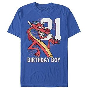 Disney Mulan - Mushu TwentyOne Unisex Crew neck T-Shirt Bright blue M