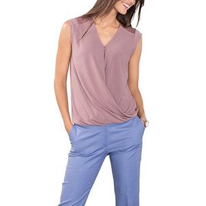 ESPRIT Collection T-shirt voor dames, Violet (Mauve 550), XL