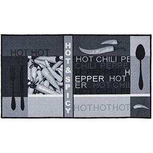 andiamo Tapijtloper Chilidesign keukentapijt, Hot & Spicy, grijs 67 x 120 cm