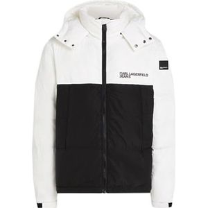Karl Lagerfeld Jeans, Heren, Colorblock Puffer, Regular Fit, Veelkleurig, XS