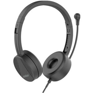 Nilox NXAUSB01 hoofdtelefoon/headset Hoofdtelefoons Bedraad Helm Oproepen/muziek Zwart