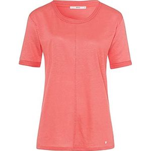 BRAX Dames Style Cathy shirt met lange mouwen, koraalrood, 46