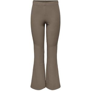 ONLY - ONLFEVER - Leggings - Chocoladebruin - Flared - High Waist