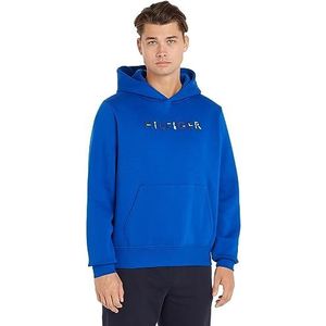 Tommy Hilfiger Heren RWB Hilfiger Hoody, Ultra Blue, S, Ultra Blauw, S
