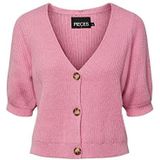 PIECES PCOSILLA 2/4 gebreide cardigan NOOS BC, Begonia Pink, M