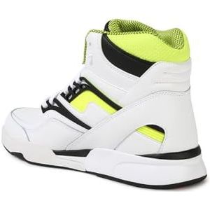 Reebok Heren Pump Tz Sneaker, FTWR Wit/Core Zwart/Zonnezuur Geel, 5.5 UK, Ftwr White Core Zwart Zonnezuur Geel, 38.5 EU