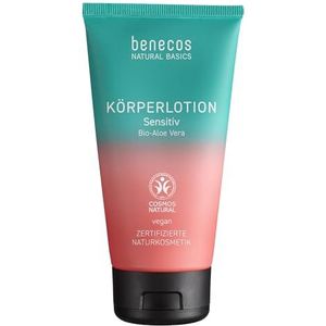 benecos - Natural Basics - Bodylotion - Organische Aloë Vera - 150ml - Vegan - Dermatologisch Getest