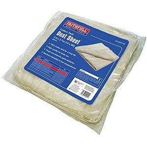 Faithfull DSCT129 stofplaat katoen keperstof 12ft x 2,7 m