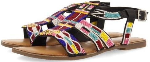 Gioseppo - Raccuja - Sandalen - Leren - Etnische Stijl - Veelkleurige Stenen