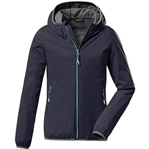 Sportief - Meisjesjas - Nachtblauw - Ultralicht - Waterafstotend - 100% Polyester