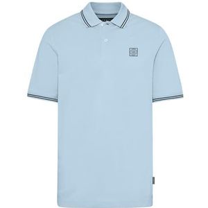 bugatti Herenpolo 1:2 mouw, Lichtblauw-320, S
