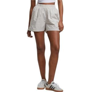 Urban Classics - Damesshorts - Cloud/White - Korte Broek - Losse Pasvorm