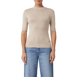 Comma - Gebreide Trui - Beige mêlee