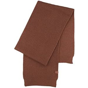 BICKLEY + MITCHELL Heren Basic Waffle Scarf, Spice Rood, One Size