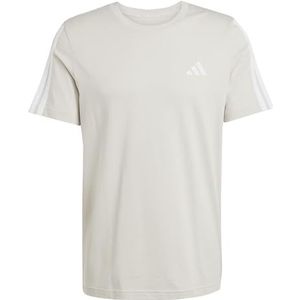ADIDAS SPORTSWEAR - 3 Stripes - T-shirt - Beige - Katoen