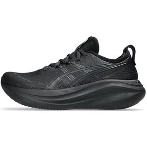 ASICS Gel-Nimbus 27 Hardloopschoenen voor heren, Zwart/Grafiet Grijs, 47 EU