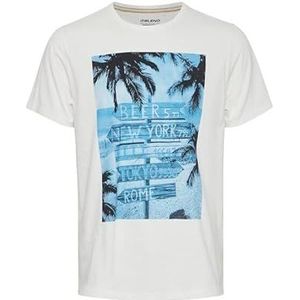 Blend Heren s/s T-shirt, 110602 / Snow White, XXL, 110602/Sneeuwwit, XXL