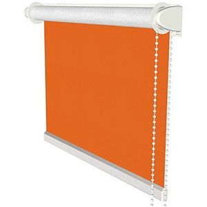 Flairdeco Klemmfix Seitenzugrollo/Thermorollo/Verduisteringsrolgordijn, 83,5 x 175 cm, Oranje