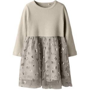 NAME IT Nmfrosally Ls Dress, cement, 98
