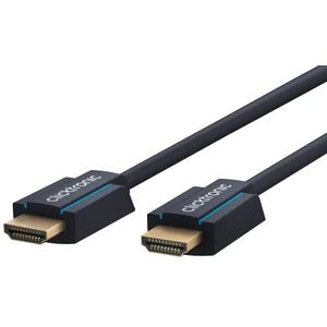 Clicktronic Ultra High Speed HDMI 2.1 kabel met Ethernet 48 Gbps 8K / 4K 120Hz HDMI-kabel PS5 met eARC, HDTV, thuisbioscoop, soundbar 1m RAL