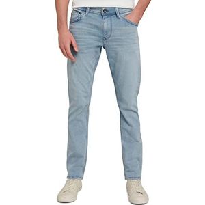 TOM TAILOR Denim Uomini Aedan Straight Jeans met gerecycled polyester 1029733, 10160 - Blue Grey Denim, 36W / 34L