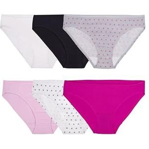 Fruit of the Loom Damesondergoed in grote maten, geschikt voor mij, ontworpen om bij je rondingen te passen, GEASSORTEERD, S