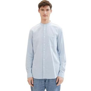 TOM TAILOR Denim Herenhemd, 13302 - Licht Metaal Blauw, XL