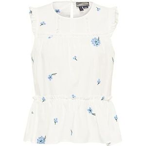 incus Damestop, wolwit blauw, S