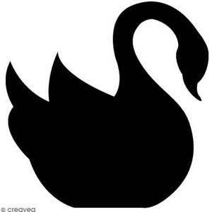 Tamp Bois Lovely Swan Silh Cygne 26 x 26