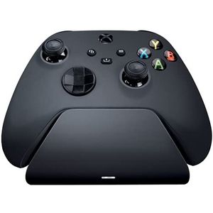 Razer Universele snellaadstandaard voor Xbox Series X|S: Magnetisch veilig opladen - Past perfect bij Xbox draadloze controllers - USB-voeding - Carbon Black (controller apart verkrijgbaar)