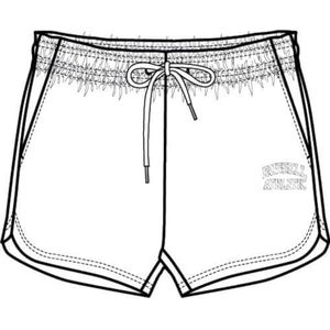 Russell Athletic - Shorts - Roze - Katoen - Met Zakken