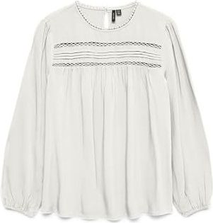 Vero Moda - DEBBIE - Blouse - Effen - Regular Fit - Lange Mouwen