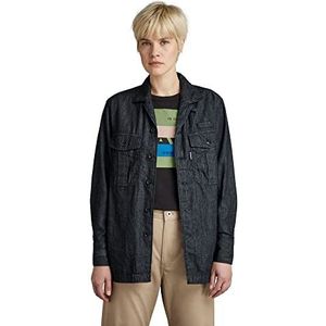 G Star Raw Officer Boyfriend overhemd voor dames, Blauw (Rinsed D21104-c653-082), XS