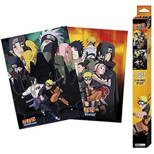 NARUTO SHIPPUDEN - Set 2 Posters - Ninjas (52x38)