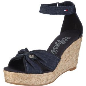 Tommy Jeans Kenmare 5 a, Damesmode sandalen, Blau Core Navy 475, 37 EU